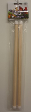 WOODEN PERCHES, pk/2, (30cm) WOODEN PERCHES, pk/2, (30cm)